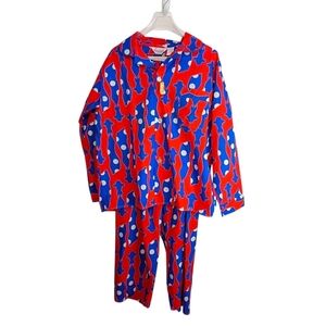 Supercraft - Vintage Red/Blue Pajama's New - Size C 42-44